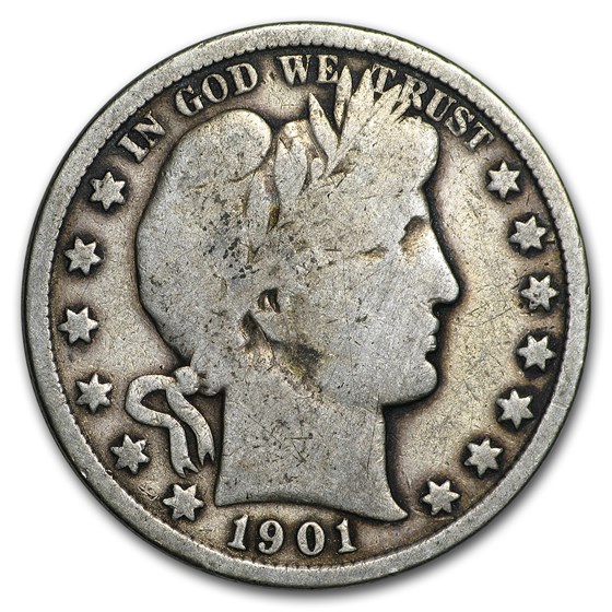 1901 Barber Half Dollar Good 1901 Barber Half Dollar Good